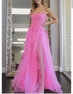 Pink Size 4 Ball gown on Queenly