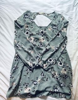 Alterd State Blue Size 4 50 Off Alter’d State Floral Cocktail Dress on Queenly