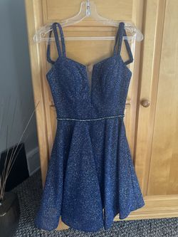 Vienna Blue Size 00 Prom Flare Cocktail Dress on Queenly