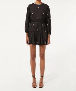 Style 1-1095184989-74 RHODE Black Size 4 Mini Sorority Cocktail Dress on Queenly