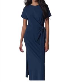 Style 1-1175692738-70 Nation LTD Blue Size 0 Sleeves Boat Neck Navy Cocktail Dress on Queenly