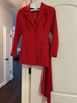 Miss Circle Red Size 6 Interview Pageant Jumpsuit Dress on Queenly