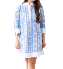 Style 1-1882937579-149 MICHELLE MCDOWELL Blue Size 12 Straight Plus Size Sleeves Cocktail Dress on Queenly