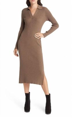 Style 1-2107456181-74 Rails Brown Size 4 Side Slit Silk Black Tie Cocktail Dress on Queenly