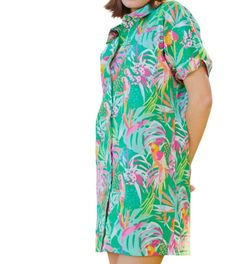 Style 1-221963237-149 MICHELLE MCDOWELL Green Size 12 Summer Plus Size Sleeves Cocktail Dress on Queenly