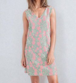 Style 1-2692083421-74 MOLLY BRACKEN Nude Size 4 Emerald Mini V Neck Cocktail Dress on Queenly