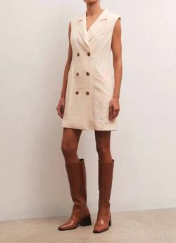 Style 1-3028829885-74 Z Supply Nude Size 4 Blazer Free Shipping Tall Height Cocktail Dress on Queenly