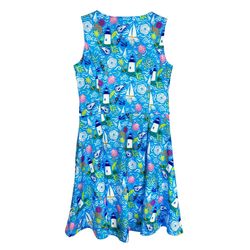 Style 1-3507268373-70 Katherine Way Blue Size 0 Pockets 50 Off Cocktail Dress on Queenly