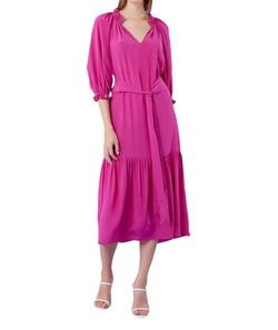 Style 1-3684510527-70 GILNER FARRAR Pink Size 0 Mini High Neck Military Straight Dress on Queenly