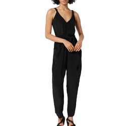 Style 1-4255143845-74 Joie Black Size 4 Floor Length Free Shipping Pockets Jumpsuit Dress on Queenly