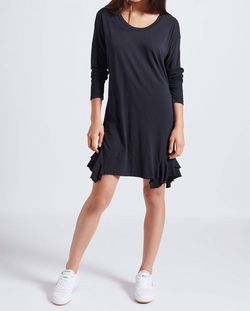 Style 1-4259982213-5 CURRENT/ELLIOTT Black Size 0 Sorority Free Shipping Mini Long Sleeve Cocktail Dress on Queenly