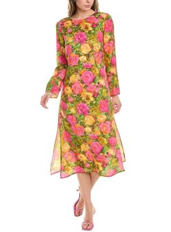 Style 1-487522683-1691 Flora Bea Yellow Size 16 Spandex Cocktail Dress on Queenly