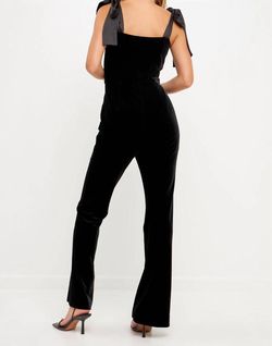 Style 1-1277724602-74 2.7 AUGUST APPAREL Black Size 4 Sweetheart 1-1277724602-74 Jewelled Jumpsuit Dress on Queenly