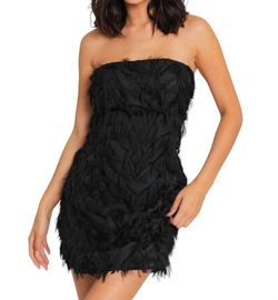 Style 1-2246932761-70 LE LIS Black Size 0 Speakeasy Summer Cocktail Dress on Queenly