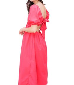 Style 1-2536571025-892 LENA Pink Size 8 Free Shipping V Neck Cocktail Dress on Queenly