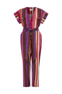 Style 1-4113578783-70 CAROLINA K Purple Size 0 1-4113578783-70 Free Shipping Pockets Jumpsuit Dress on Queenly