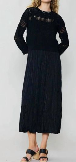 Style 1-421884879-149 current air Black Size 12 High Low Plus Size Straight Dress on Queenly