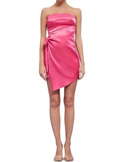 Style 1-1694029491-74 LENA Pink Size 4 Casual Mini Cocktail Dress on Queenly