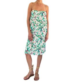 Style 1-1872999078-892 Neu Nomads Green Size 8 Satin Cocktail Dress on Queenly