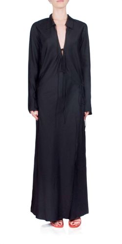 Style 1-1980078301-6257 BEC + BRIDGE Black Size 6 Tall Height High Neck Sleeves Straight Dress on Queenly