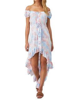 Style 1-2091448737-70-1 Tiare Hawaii Blue Size 0 Turquoise Peach Cocktail Dress on Queenly