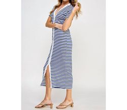 Style 1-2457534708-892 ELLISON Blue Size 8 Free Shipping Casual Cocktail Dress on Queenly