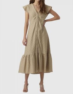 Style 1-2492415041-1691 VERO MODA Nude Size 16 Sleeves Mini V Neck Cocktail Dress on Queenly