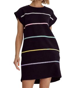 Style 1-2549944173-149 entro Black Size 12 Casual Summer Polyester Cocktail Dress on Queenly