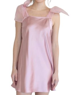 Style 1-2662570383-74 Things Between Pink Size 4 Silk Sorority Rush Cocktail Dress on Queenly