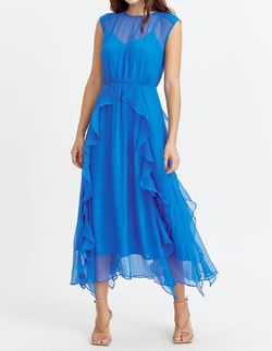 Style 1-2689940132-70 adelyn rae Blue Size 0 Mini 1-2689940132-70 Military Polyester Straight Dress on Queenly