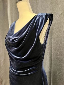 Vince Camuto Blue Size 12 Wedding Guest Prom Plus Size Straight Dress on Queenly