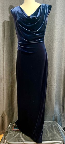 Vince Camuto Blue Size 12 Wedding Guest Prom Plus Size Straight Dress on Queenly