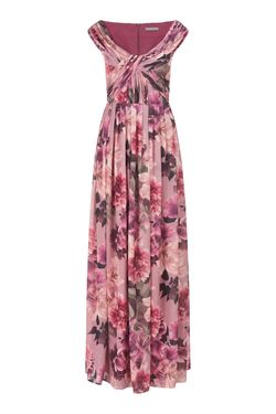 Style 1-2959964123-98 Kay Unger Pink Size 10 1-2959964123-98 A-line Jersey Straight Dress on Queenly