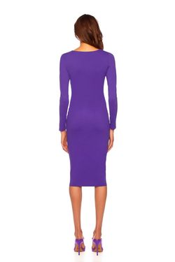 Style 1-2961737641-70 Susana Monaco Purple Size 0 1-2961737641-70 Mini Free Shipping Cocktail Dress on Queenly