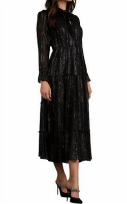 Style 1-3080426227-74 ELAN Black Size 4 Free Shipping Long Sleeve Straight Dress on Queenly