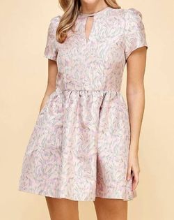 Style 1-3947207189-74 TCEC Pink Size 4 Floral Polyester Cocktail Dress on Queenly