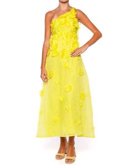 Style 1-4262474617-61 Rachel Gilbert Yellow Size 8 50 Off Pageant A-line Straight Dress on Queenly