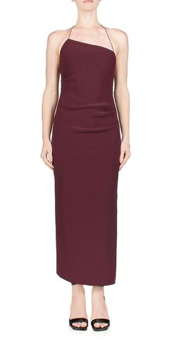 Style 1-528095077-6258 BEC + BRIDGE Red Size 8 Jersey Halter Cocktail Dress on Queenly