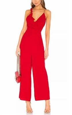 Style 1-651990517-1498 KEEPSAKE Red Size 4 Free Shipping Jumpsuit Dress on Queenly