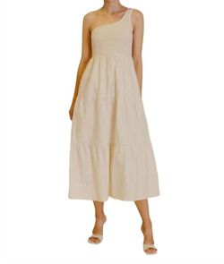 Style 1-803692165-70 Aureum White Size 0 One Shoulder Pockets Military Straight Dress on Queenly