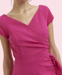 Style 1-1215654371-649 The Pretty Dress Company Pink Size 2 Free Shipping Cap Sleeve Cocktail Dress on Queenly