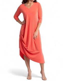 Style 1-1215665638-238 Sympli Orange Size 12 Plus Size Polyester Cocktail Dress on Queenly