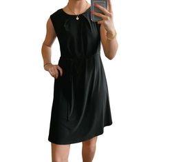 Style 1-1277100505-1464 White Birch Black Size 28 Free Shipping Tall Height Polyester Spandex Cocktail Dress on Queenly