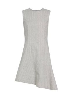 Style 1-1707232366-425 Derek Lam 10 Crosby Gray Size 8 Polyester Cocktail Dress on Queenly