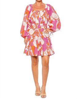 Style 1-2200594330-70 RHODE Pink Size 0 Free Shipping Mini Long Sleeve Cocktail Dress on Queenly