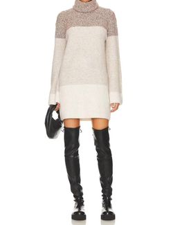Style 1-2549409963-149 STEVE MADDEN Nude Size 12 High Neck Long Sleeve Cocktail Dress on Queenly
