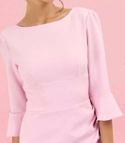 Style 1-262380767-1901 The Pretty Dress Company Pink Size 6 Jersey Sleeves Cocktail Dress on Queenly