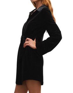 Style 1-2792809486-70 Z Supply Black Size 0 Flare Polyester High Neck Cocktail Dress on Queenly