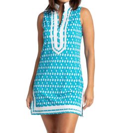 Style 1-3156219705-149 Cabana Life Blue Size 12 V Neck Cocktail Dress on Queenly