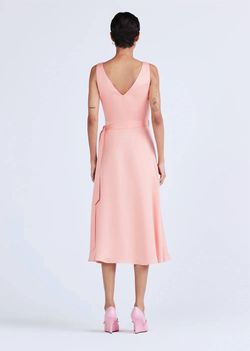 Style 1-3319685779-1901 Derek Lam 10 Crosby Pink Size 6 V Neck Cocktail Dress on Queenly